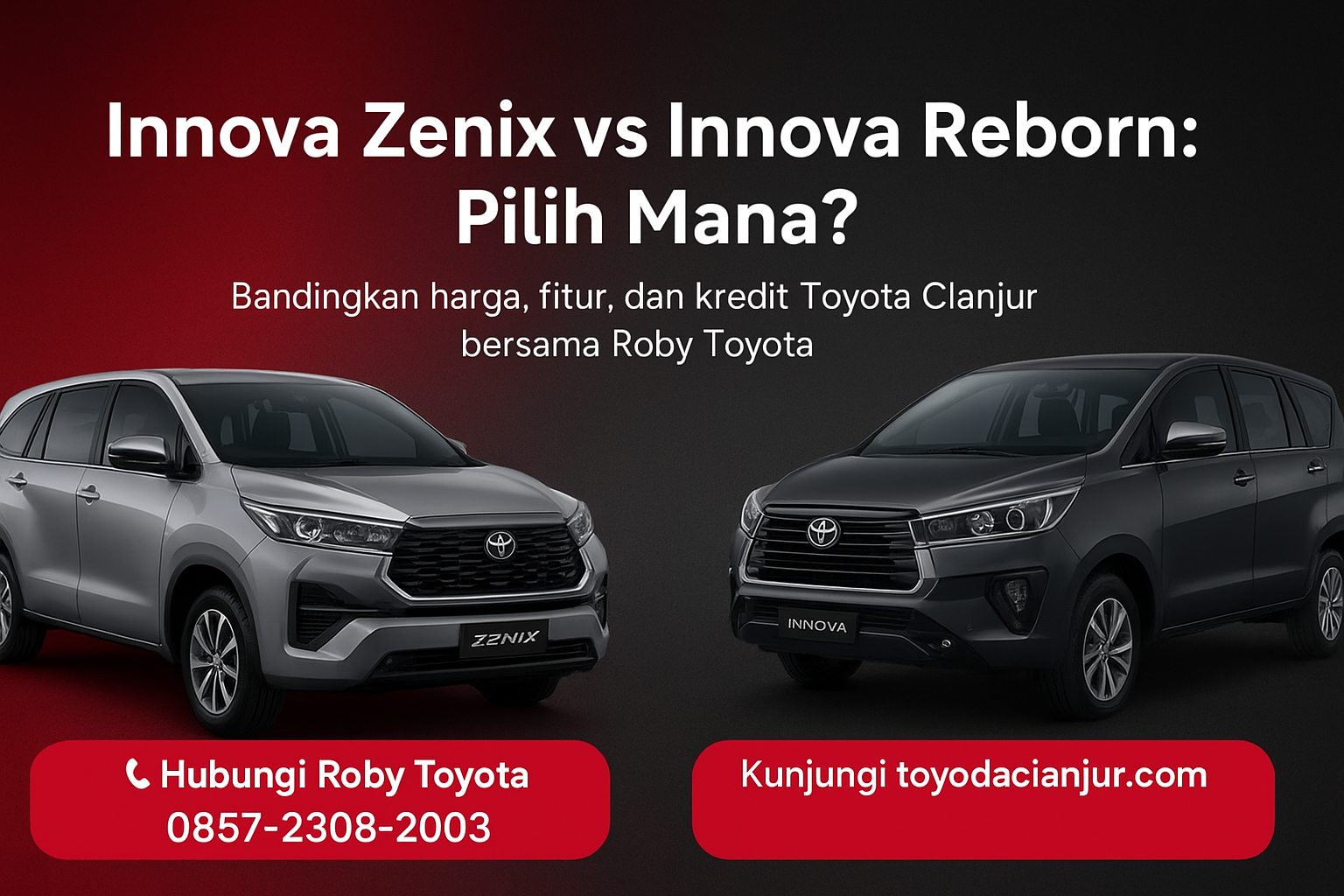 Toyota Innova Zenix vs Kijang Innova Reborn